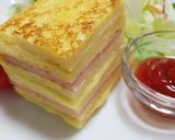 卵液使いきりフレンチトースト＊ココアもね作り方24写真