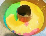 ゆめかわレインボーシフォンケーキ♥゛作り方10写真