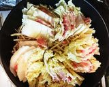 豚肉と白菜の昆布茶蒸し作り方2写真
