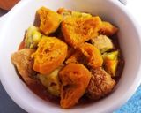 かぼちゃとコロッケのミートチーズ焼き作り方4写真