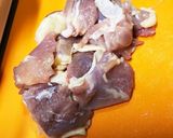 市販タレで時短♡厚揚げと鶏肉の生姜風煮物作り方1写真