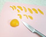 桃缶薔薇でフルーツロールケーキ♪作り方10写真
