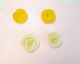 桃缶薔薇でフルーツロールケーキ♪作り方13写真