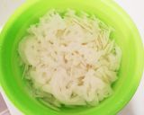蓮根とベーコンのきんぴら作り方1写真