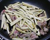 簡単！豚バラ茄子のカレー醤油炒め作り方2写真