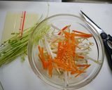 レンジで簡単！もやし豆苗チーズ作り方1写真