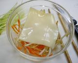 レンジで簡単！もやし豆苗チーズ作り方2写真