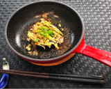 なすのお好み焼き風−簡単とろとろ作り方4写真