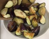 なすと鶏ささみの梅ポン酢炒め作り方5写真