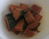 煮ないで、カボチャと小豆のいとこに風作り方3写真