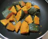 煮ないで、カボチャと小豆のいとこに風作り方4写真