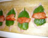 鶏ササミの明太巻きフライ作り方1写真