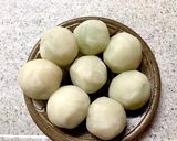 白玉粉で丸ごと♡ぶどう大福作り方1写真