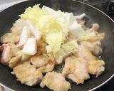 白菜と鶏の塩麹炒め作り方2写真