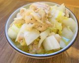 白菜と鶏の塩麹炒め作り方5写真