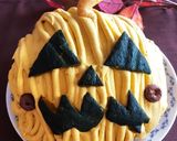 ハロウィンに♡立体おばけカボチャケーキ作り方11写真