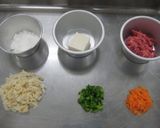 小麦アレルギー対応　野菜メンチバーグ作り方1写真