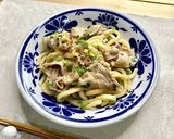 簡単＆満腹＊豚バラと小ねぎの焼きうどん＊作り方8写真