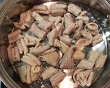 鍋買ったので記念モツ鍋作り方7写真