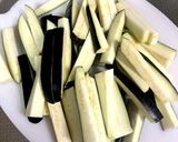 トマトの缶詰でなすのグラタン(^o^)作り方1写真