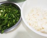 かぶとかぶの葉の和風ハンバーグ作り方1写真