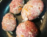 かぶとかぶの葉の和風ハンバーグ作り方2写真