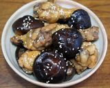 鶏手羽と椎茸のうま煮作り方4写真