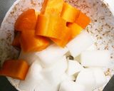 全てレンジ豚こま団子大根塩肉じゃが風作り方2写真