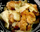 鶏もも肉とキャベツの塩だれ炒め作り方6写真