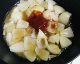 柿酢と干し桜えびで食べるチキン作り方8写真