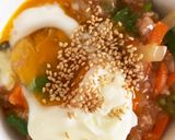 レンジで肉味噌天津飯風丼作り方13写真