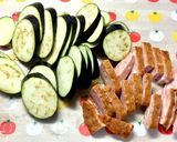 茄子とミートローフのマヨチーズ焼き作り方1写真