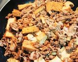 豚肉と厚揚げの蒲焼きタレ炒め作り方5写真