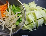 簡単！野菜の白湯シャンタン炒め作り方1写真