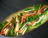 ☆スピードおつまみ☆野菜の梅じそ巻き巻き作り方3写真