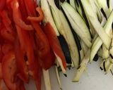 ナスと鶏肉の炒め物作り方2写真