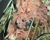 ナスと鶏肉の炒め物作り方4写真