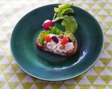 ツナと三種豆のオープンサンド作り方8写真