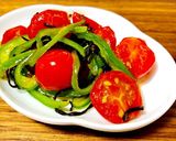 あと一品！トマピー塩昆布バター炒め作り方4写真