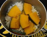 飯ごうでかぼちゃご飯作り方4写真