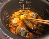サバ缶とナスの炊飯トマトピラフ作り方3写真