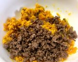 かぼちゃ煮リメイク 油揚げで焼きコロッケ作り方3写真