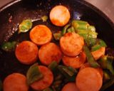 お弁当のちっちゃなおかず　赤＆緑作り方4写真