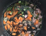 ハムとひじきの洋風炊き込みご飯☆作り方3写真