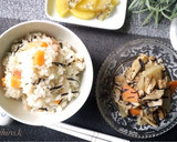 ハムとひじきの洋風炊き込みご飯☆作り方4写真