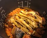 サバ缶とナスの炊飯トマトピラフ作り方4写真