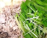 秋の潤い☆梨と豚しゃぶ肉のごま風味サラダ作り方5写真