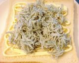 納豆しらすトースト作り方2写真