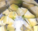 かぼちゃスープ!未熟カボチャで!!作り方3写真