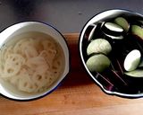 アンナマンマで長茄子と蓮根のパスタ作り方2写真